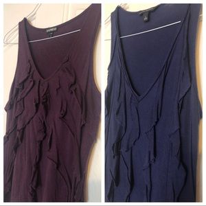 2 tanks- Express and Banana Republic